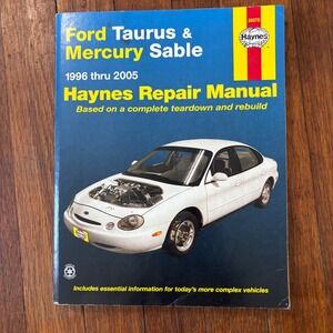 Ford Taurus & Mercury Sable 1996 thru 2005 Haynes Repair Manual DIY Service